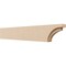 Ekena Millwork 2in. W x 4in. H x 24in. L Rivera Woodgrain TimberThane Rafter Tail, Primed Tan RFTUR02X04X24RIVRCPR - alternate 1